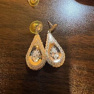 Elegant Silver Teardrop Earrings